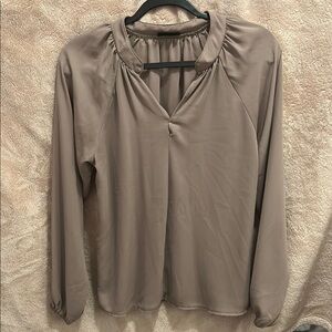 Elegant Women's Taupe Blouse